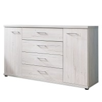 Althoff Kombikommode Madrid | In Weißeiche | 149 x 86 x 42 cm